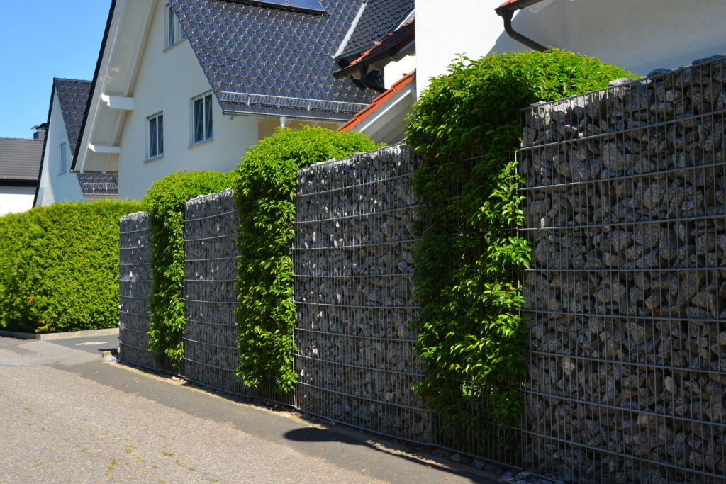 Gabionen Steinsäulen Hoppegarten